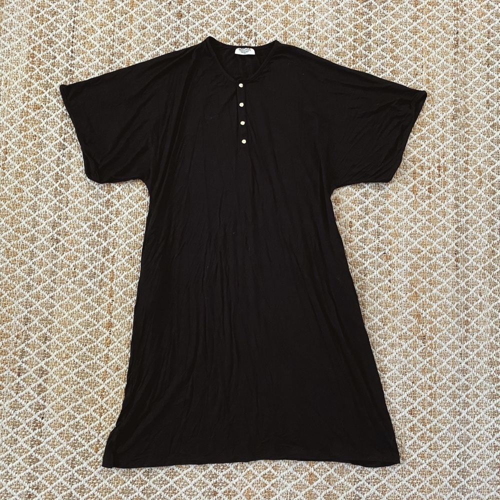 Dwell + slumber Jersey midi dress with pockets